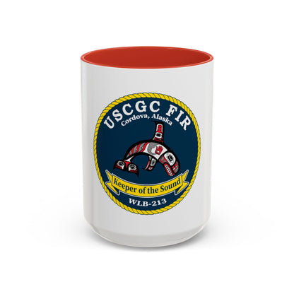 USCG FIR WLB 213 (U.S. Coast Guard) Accent Coffee Mug