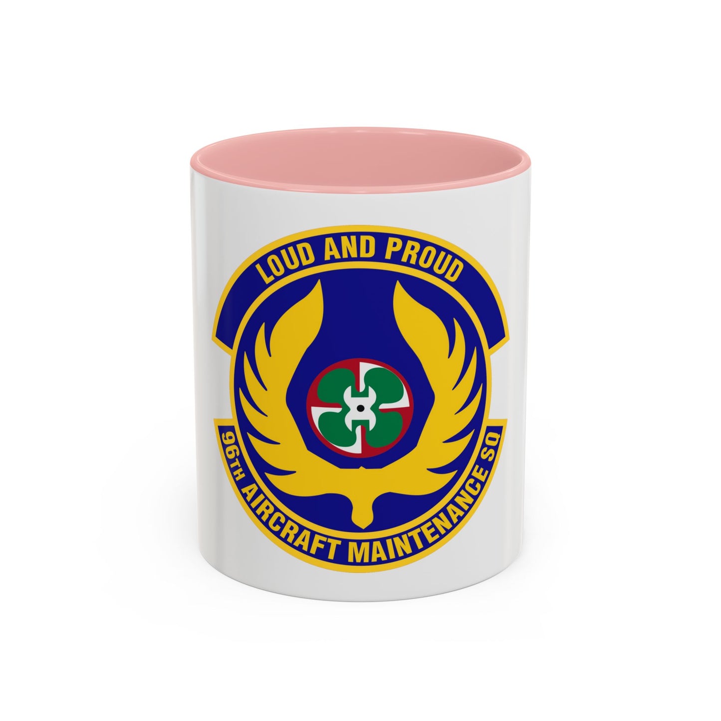 96th Aircraft Maintenance Squadron (U.S. Air Force) Accent Coffee Mug