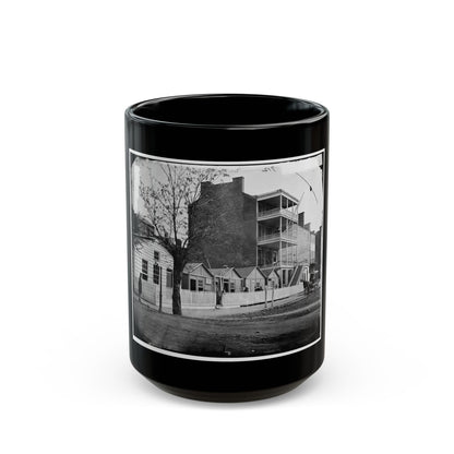 Washington, D.C. Buildings Of The Sanitary Commission Home Lodge For Invalid Soldiers, North Capitol Near C St. (U.S. Civil War) Black Coffee Mug