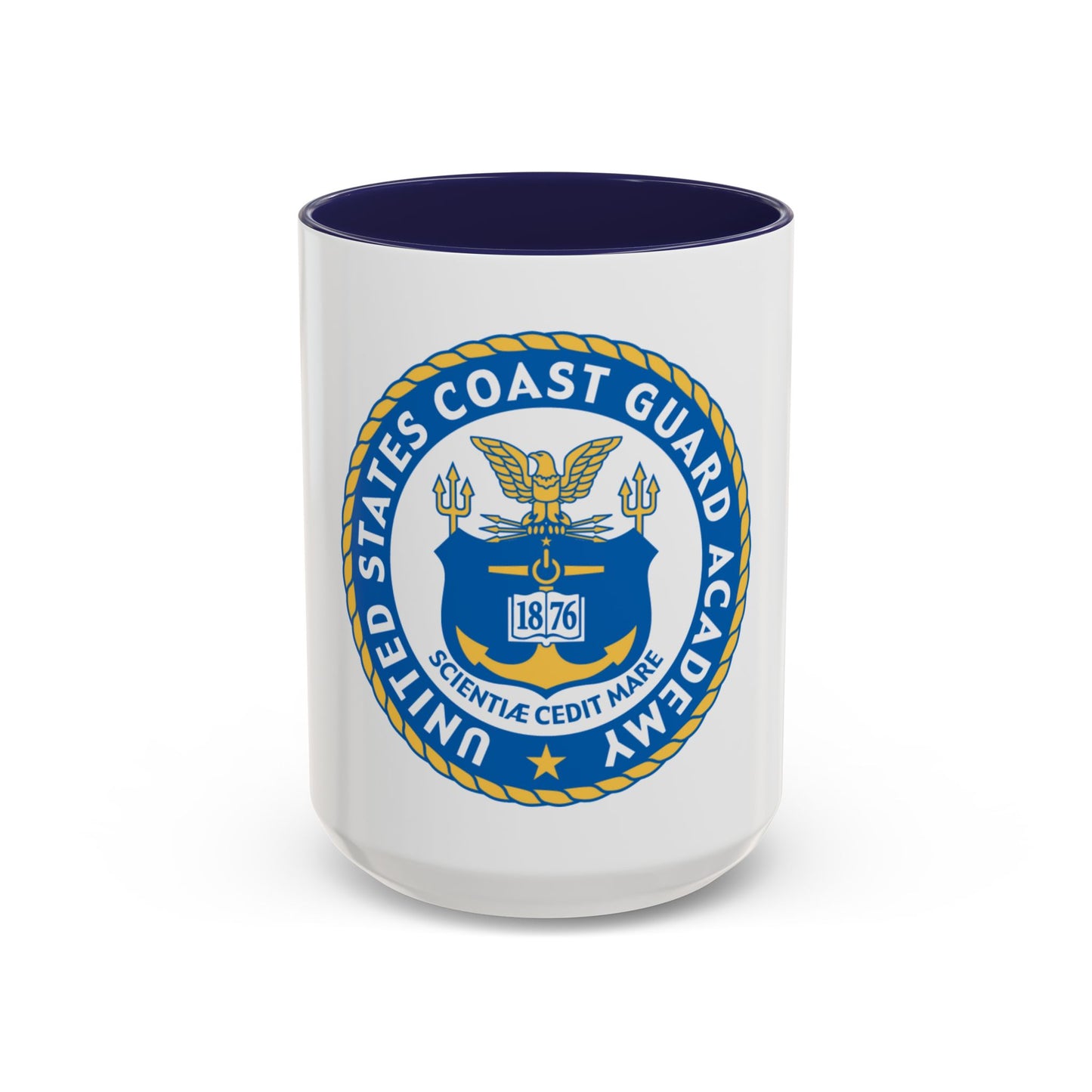 USCG Academy (U.S. Coast Guard) Accent Coffee Mug