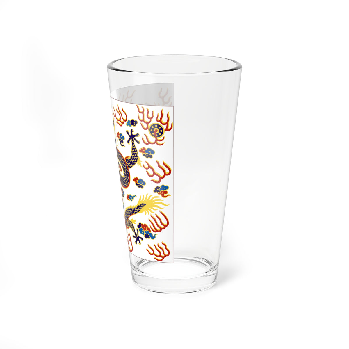 Plain White Banner (China) Pint Glass 16oz