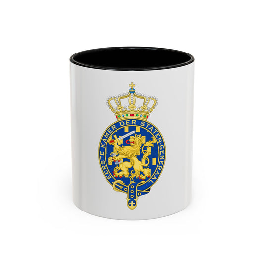 Coat of arms of the Eerste Kamer - Accent Coffee Mug