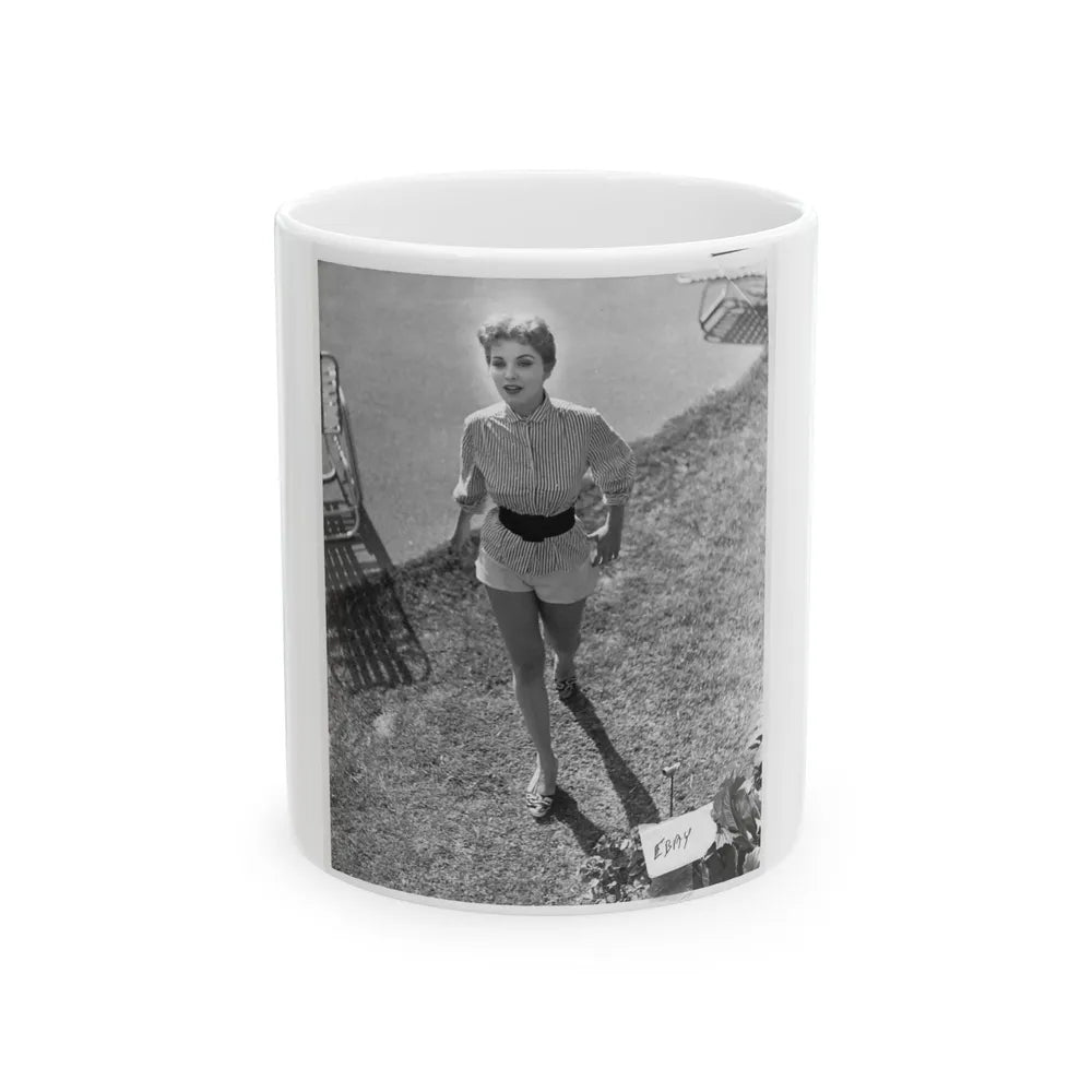 Debra Paget #317 (Vintage Female Icon) White Coffee Mug-11oz-Go Mug Yourself