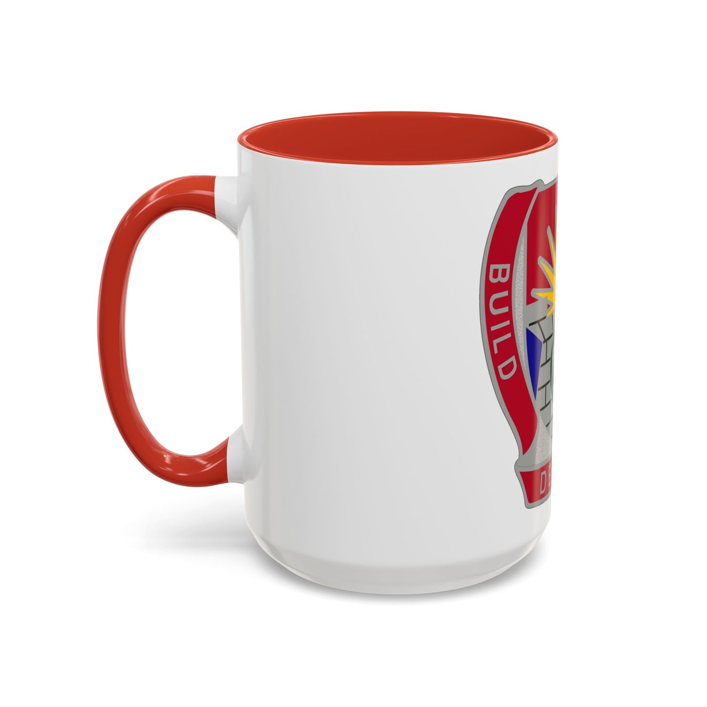204 Engineer Battalion (U.S. Army) Accent Coffee Mug
