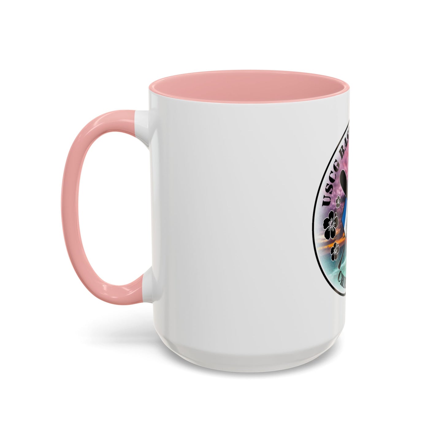 USCG Base Honolulu Chiefs Mess (U.S. Coast Guard) Accent Coffee Mug