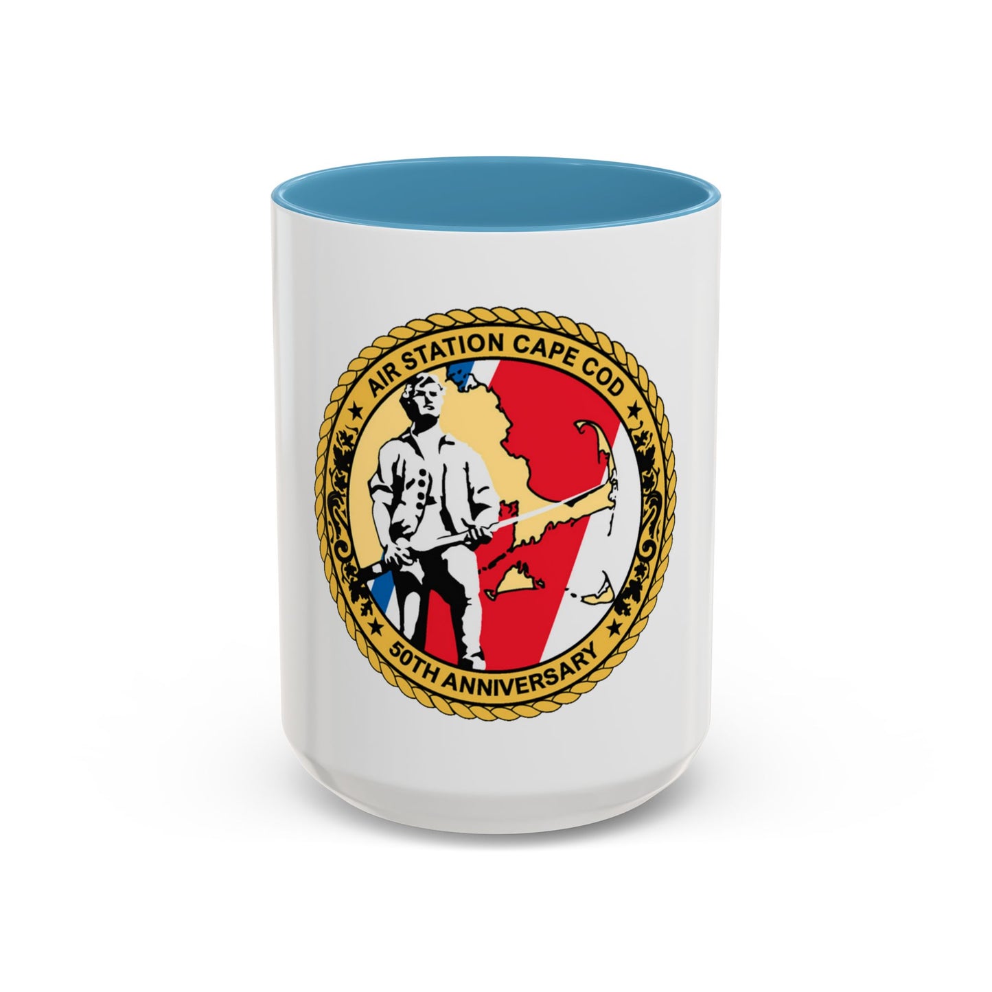 USCG Air Station CAPE COD (U.S. Coast Guard) Accent Coffee Mug