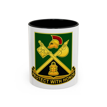 143 Military Police Battalion CAANG (U.S. Army) Accent Coffee Mug