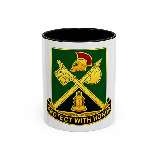143 Military Police Battalion CAANG (U.S. Army) Accent Coffee Mug