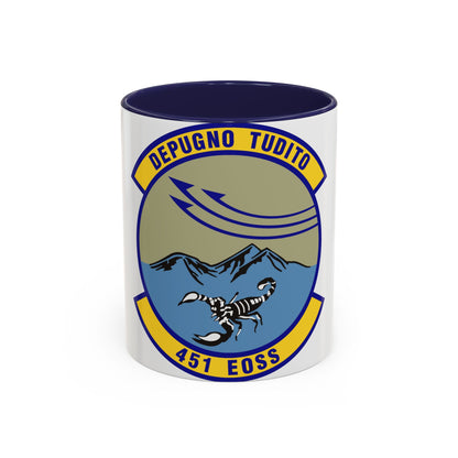 451st Expeditionary Operations Support Squadron (U.S. Air Force) Accent Coffee Mug