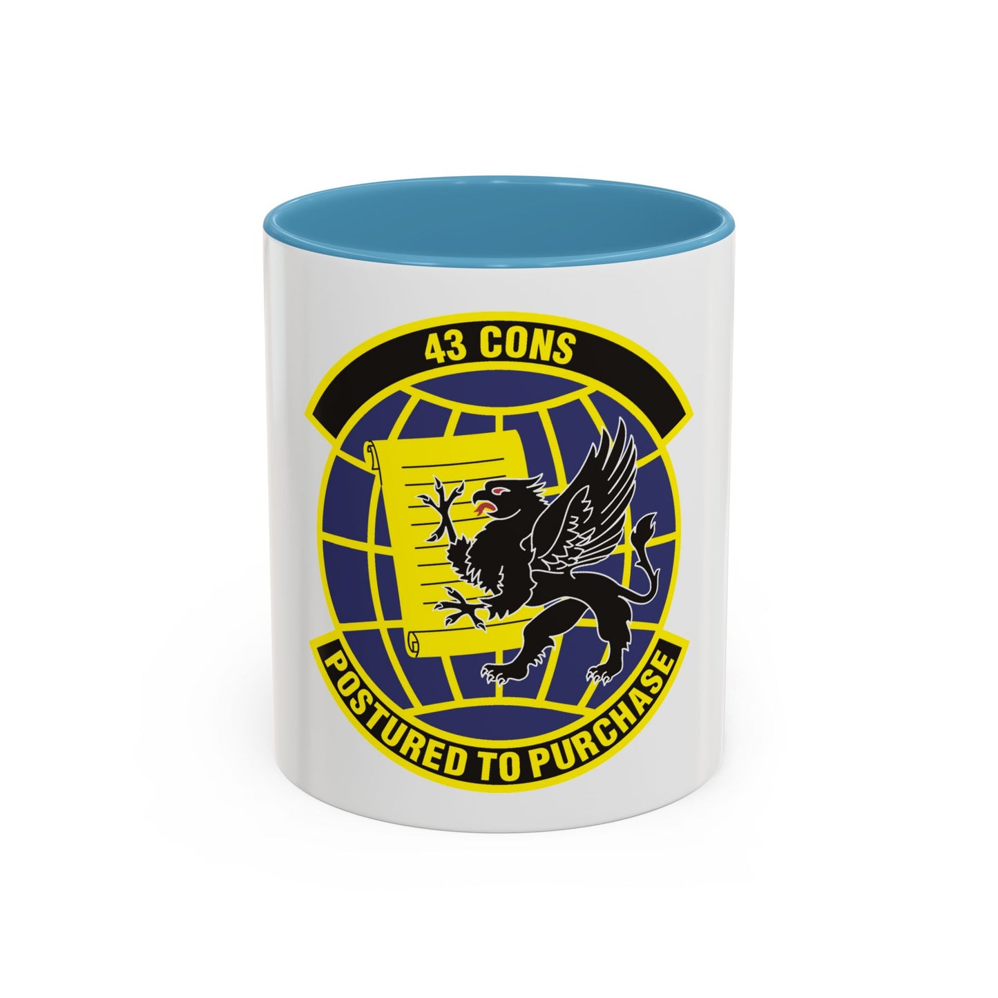 43d Contracting Squadron (U.S. Air Force) Accent Coffee Mug