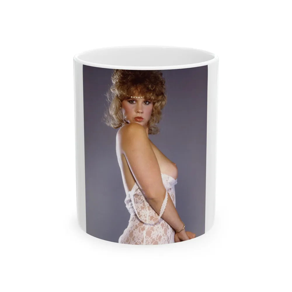 Linda Blair #334 (Vintage Female Icon) White Coffee Mug-11oz-Go Mug Yourself