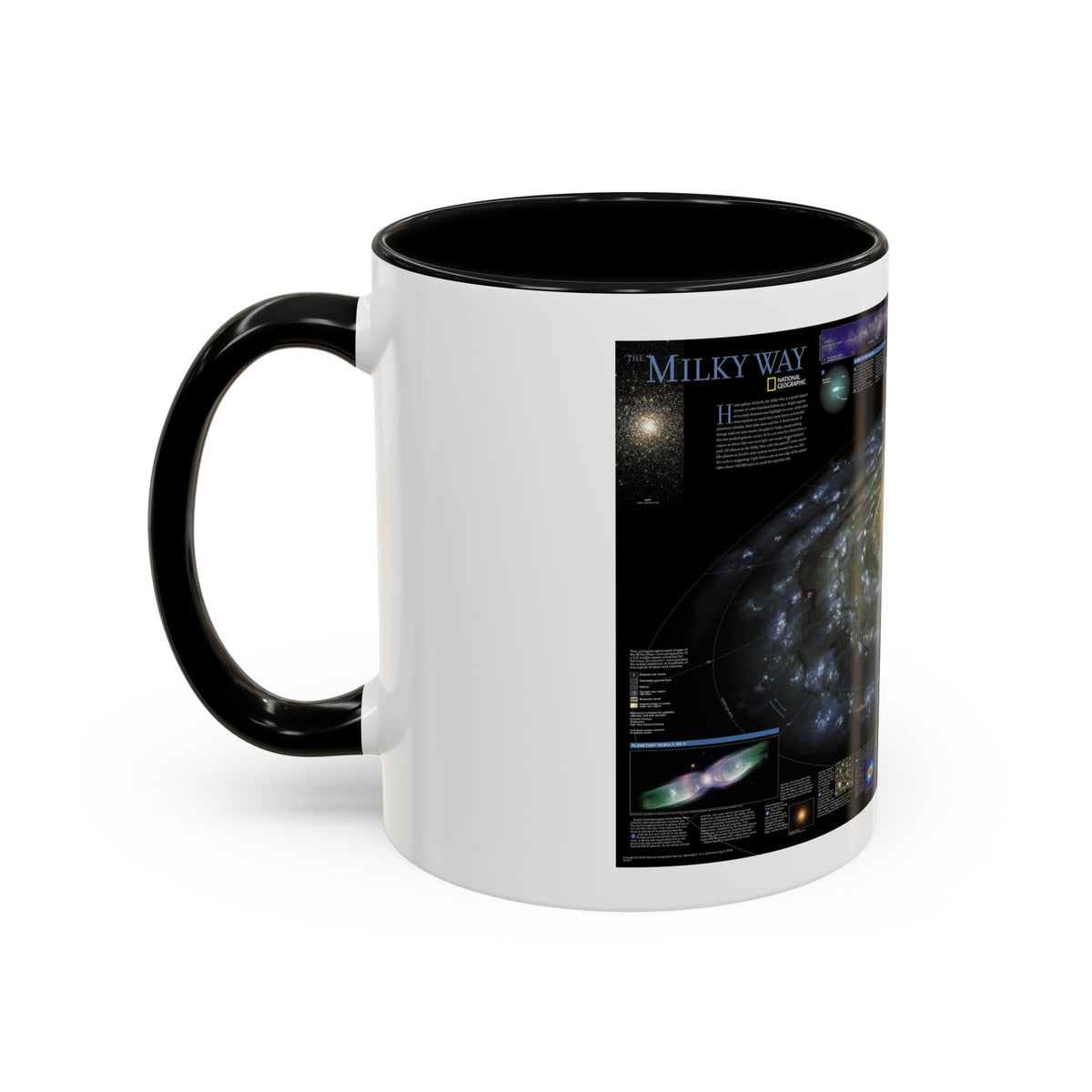 Space - Milky Way (2002) (Map) Accent Coffee Mug