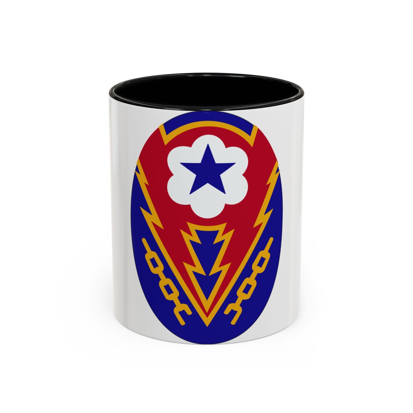 Communications Zone Personnel Europe (U.S. Army) Accent Coffee Mug