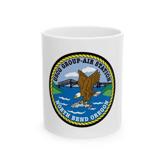 USCG Group Air Station North Bend (U.S. Coast Guard) White Coffee Mug