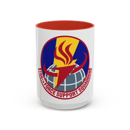 786th Force Support Squadron (U.S. Air Force) Accent Coffee Mug