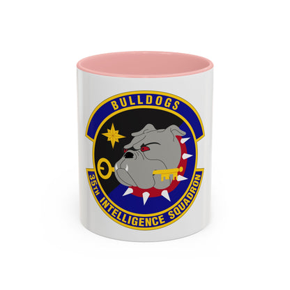 35 Intelligence Squadron AFISRA (U.S. Air Force) Accent Coffee Mug