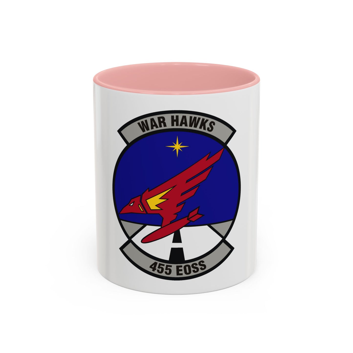 455th Expeditionary Operations Support Squadron (U.S. Air Force) Accent Coffee Mug