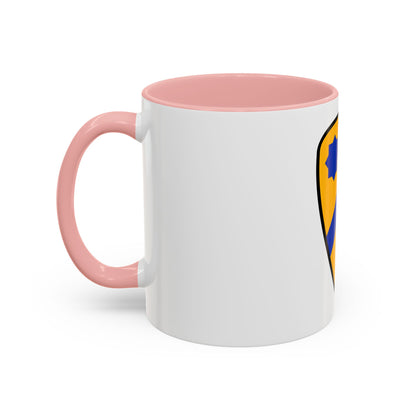 US 2nd Cavalry Division (U.S. Army) Accent Coffee Mug