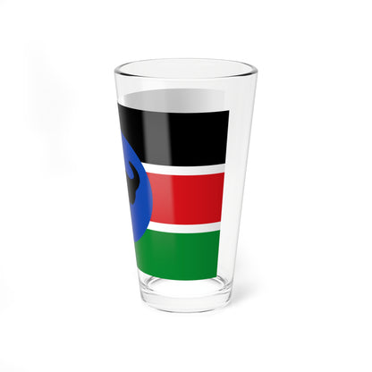 Flag of SSLM (South Sudan) Pint Glass 16oz