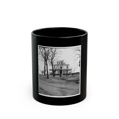 Arlington, Virginia. Headquarter's Of Gen. Irwin Mcdowell Near Lee Mansion (U.S. Civil War) Black Coffee Mug