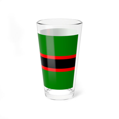 Itakarjalaisten lippu (Russia) Pint Glass 16oz