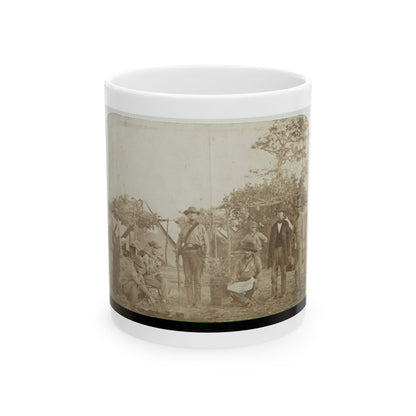 Confederate Camp, Warrington Navy Yard, Pensacola, Florida (U.S. Civil War) White Coffee Mug