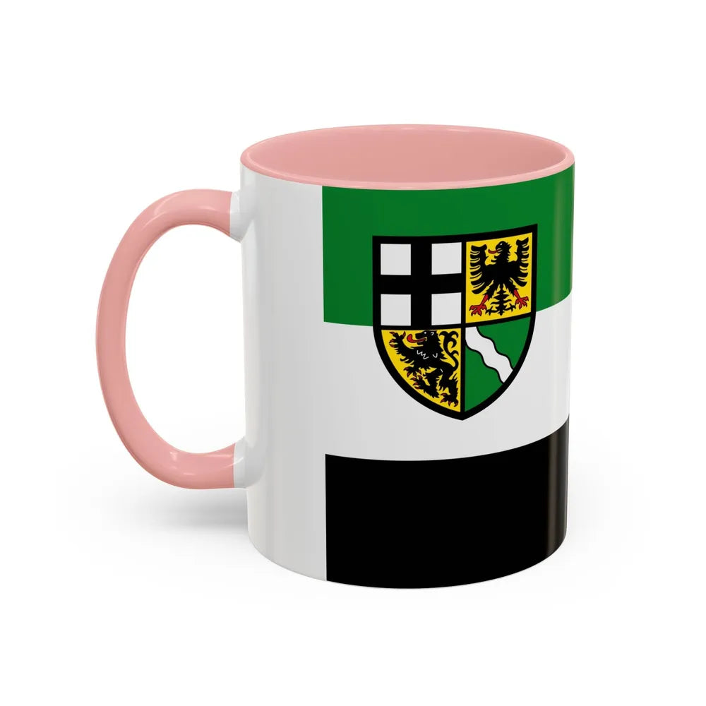 Flag of Ahrweiler Germany - Accent Coffee Mug-Go Mug Yourself