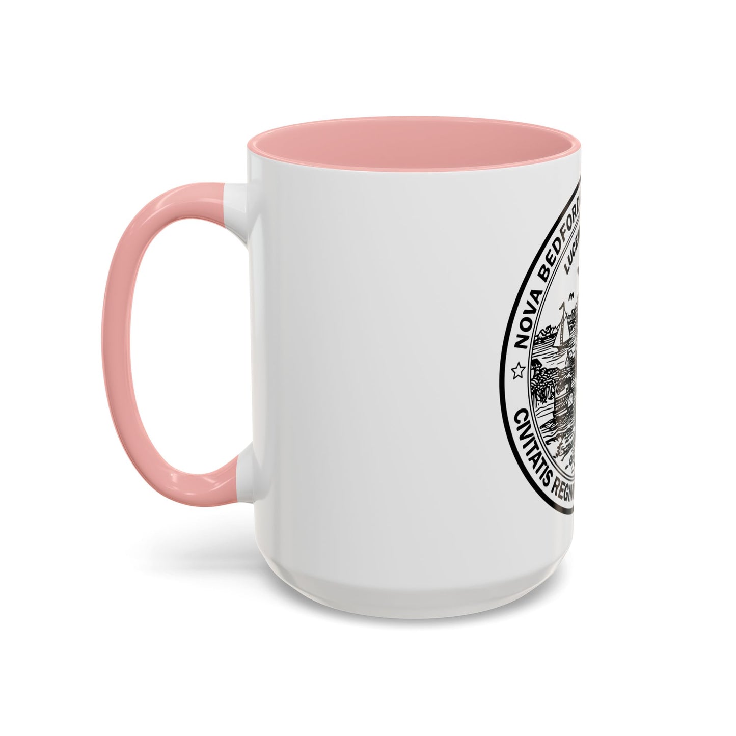 Seal of New Bedford Massachusetts - Accent Coffee Mug