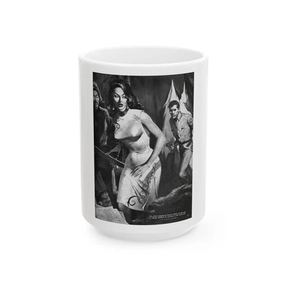 Captive Girl Compound, For Men Only, December 1964 - White Coffee Mug-15oz-Go Mug Yourself