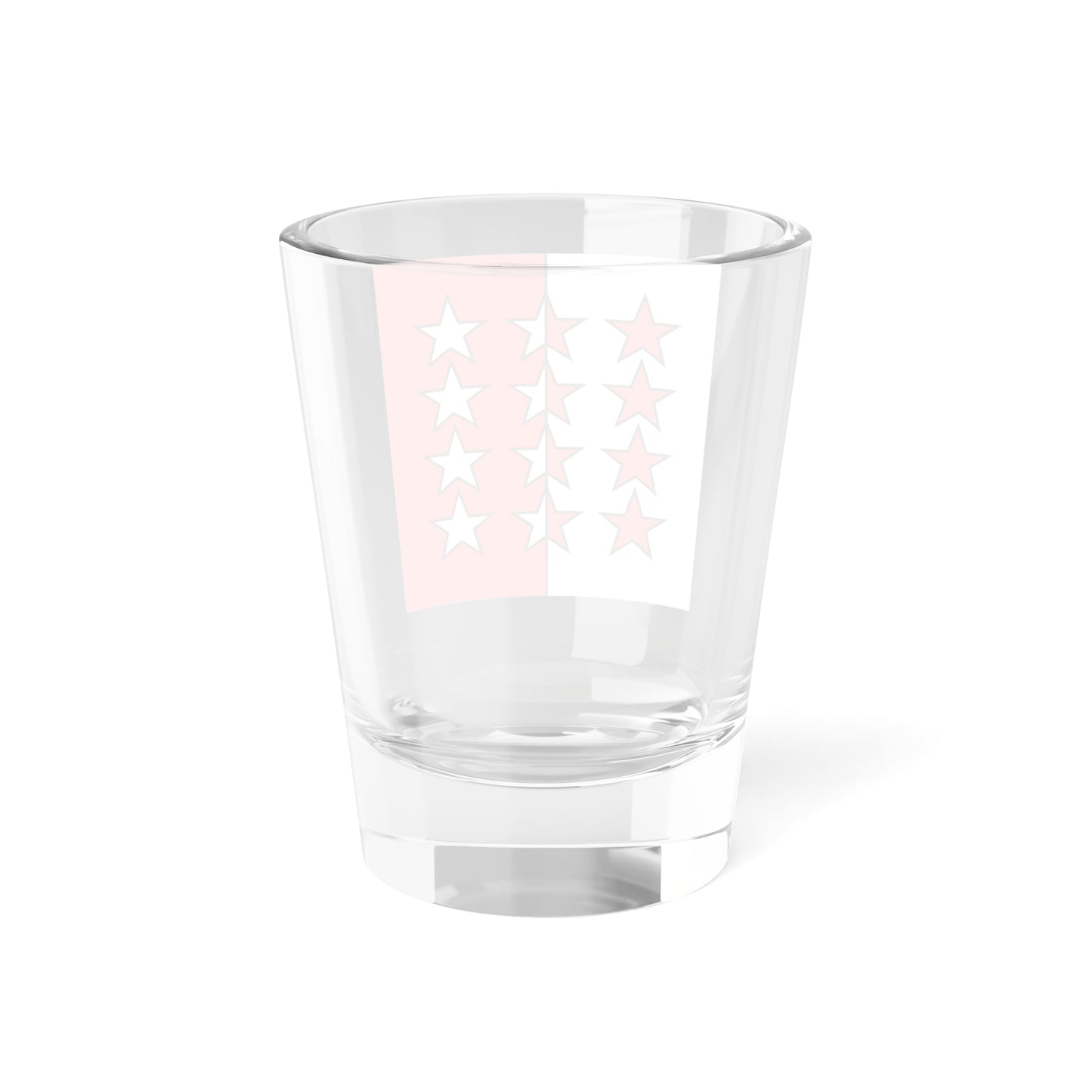Flag of Canton of Valais 1802-1815 (Switzerland) Shot Glass 1.5oz