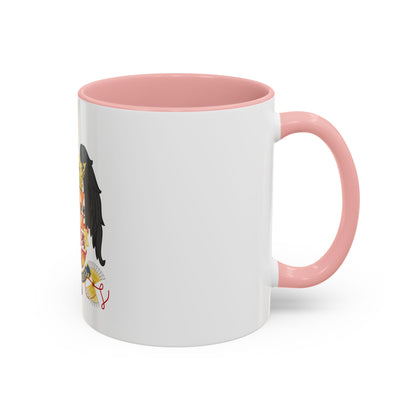 Coat of Arms of Queen Isabella of Castile (1492-1504) - Accent Coffee Mug