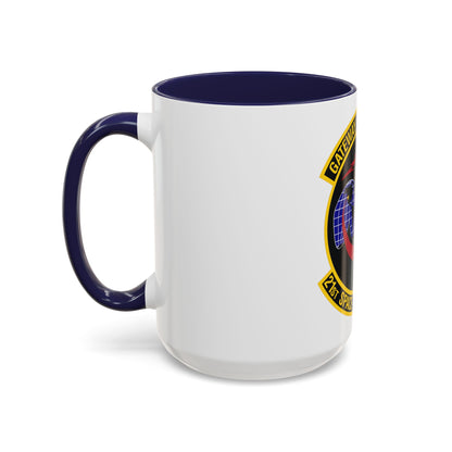 21st Space Operations Squadron (U.S. Air Force) Accent Coffee Mug