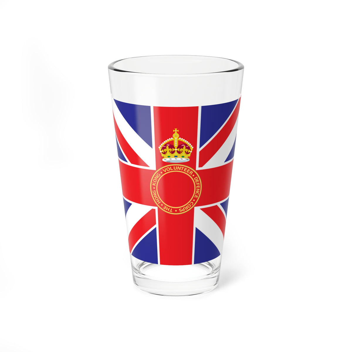 HKVDC Kings Colour (China) Pint Glass 16oz