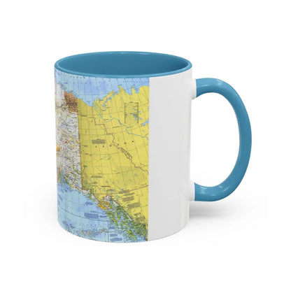 USA - Alaska (1975) (Map) Accent Coffee Mug-Go Mug Yourself