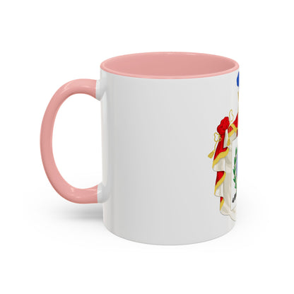 Ornamented Coat of Arms of Chile (1819-1834) Cerro Castillo Version - Accent Coffee Mug
