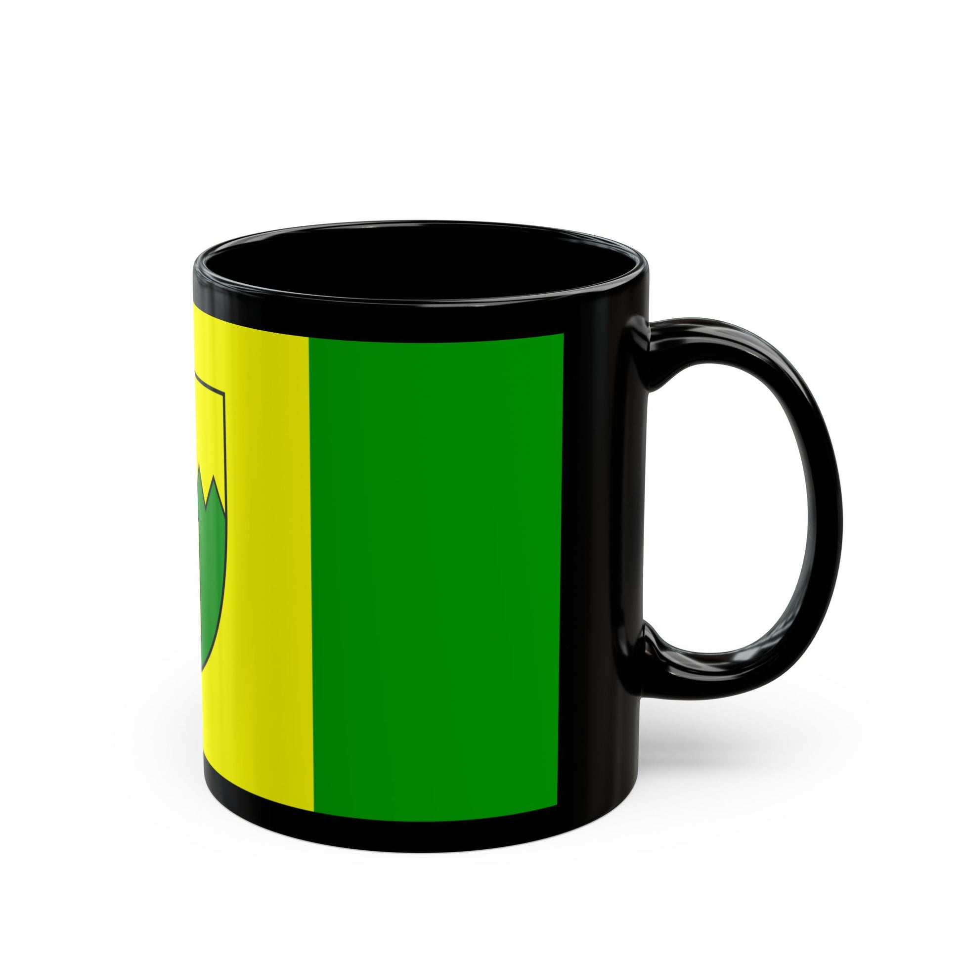 Flag of Kimberley British Columbia Canada - Black Coffee Mug-Go Mug Yourself