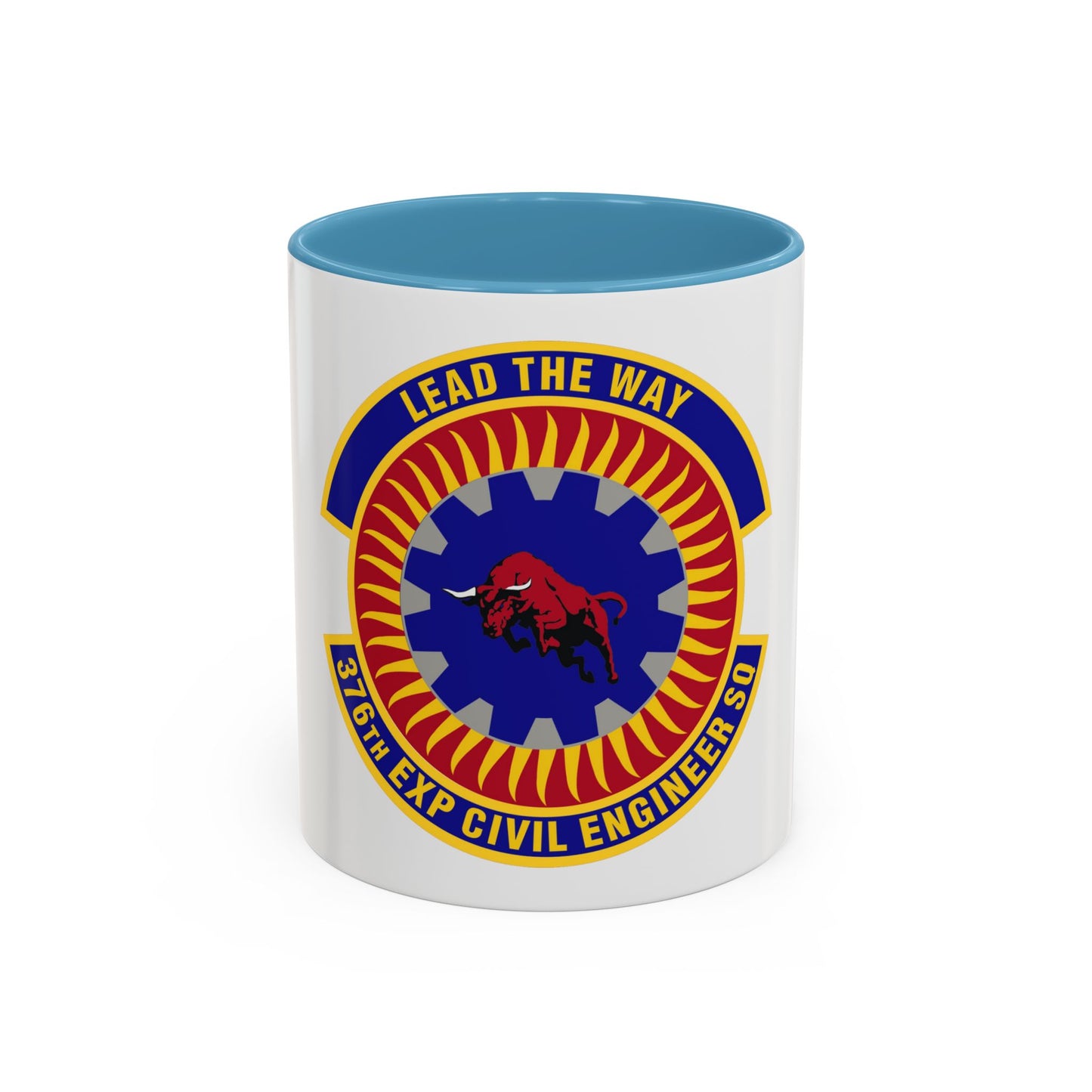 376th Expeditionary Civil Engineer Squadron (U.S. Air Force) Accent Coffee Mug