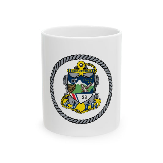 USCGC Alex Haley 39 (U.S. Coast Guard) White Coffee Mug