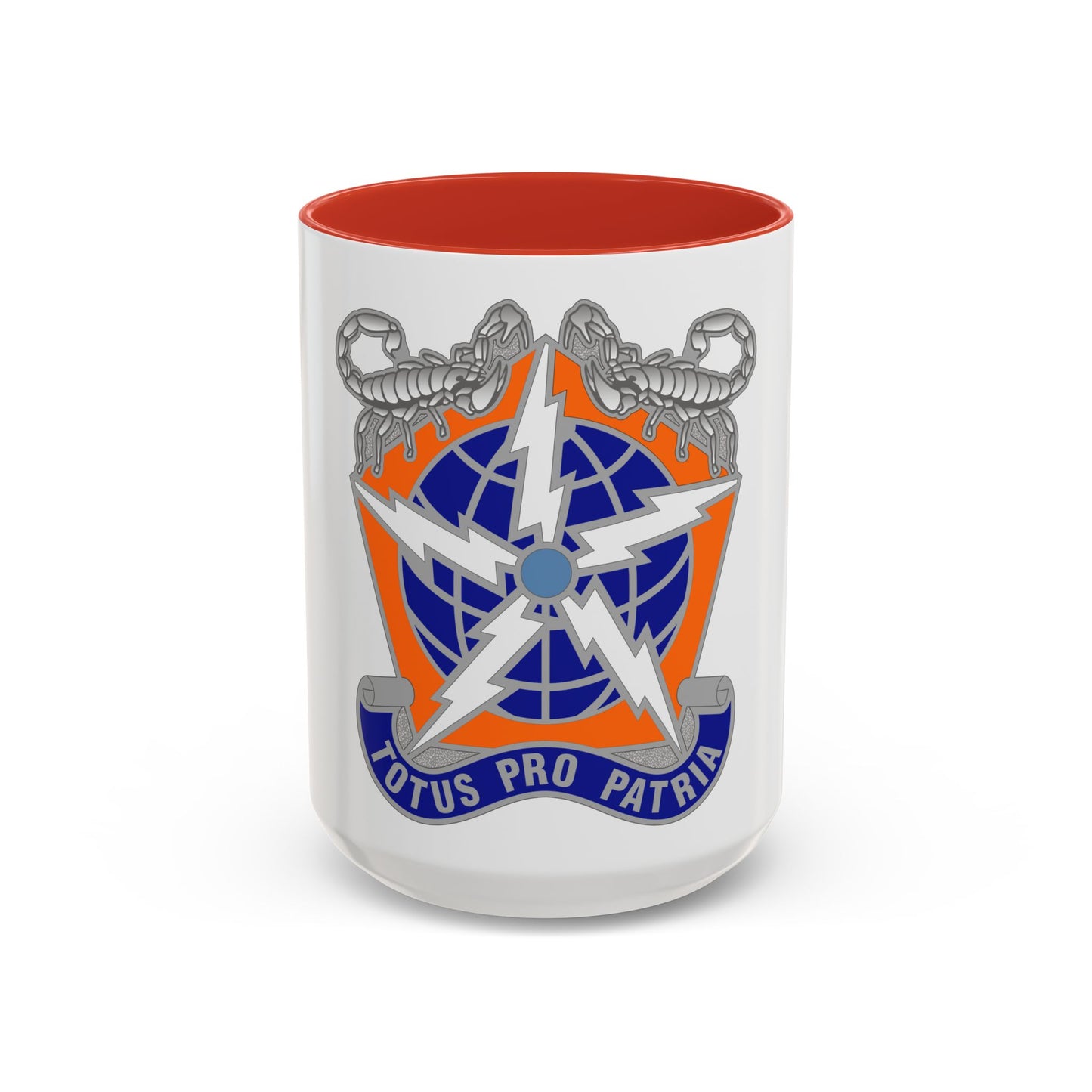 505 Signal Brigade 3 (U.S. Army) Accent Coffee Mug