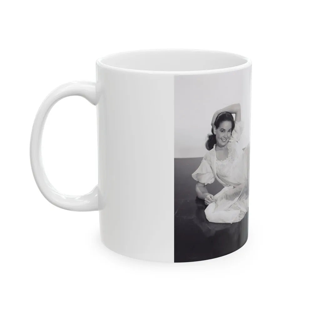 Kathryn Grant #133 (Vintage Female Icon) White Coffee Mug-Go Mug Yourself