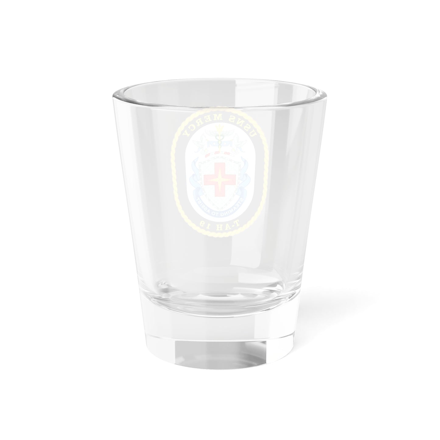 USNS Mercy T AH 19 (U.S. Navy) Shot Glass 1.5oz