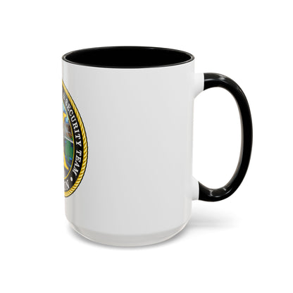 USCG Maritime Safety & Sec Team MSST Boston (U.S. Coast Guard) Accent Coffee Mug