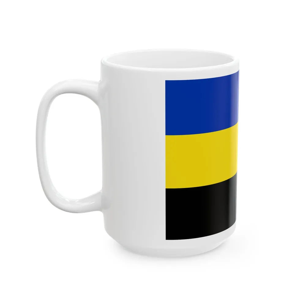 Flag of Gelderland Netherlands - White Coffee Mug-Go Mug Yourself