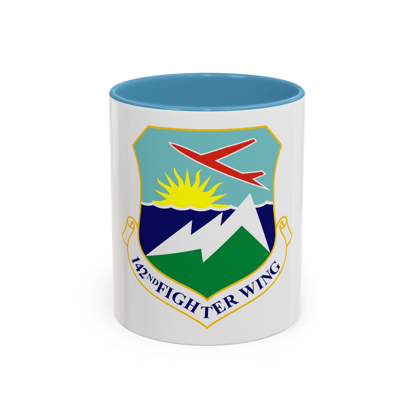 142nd Fighter Wing (U.S. Air Force) Accent Coffee Mug