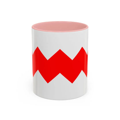 Flag of Gudja Malta - Accent Coffee Mug-11oz-Pink-Go Mug Yourself