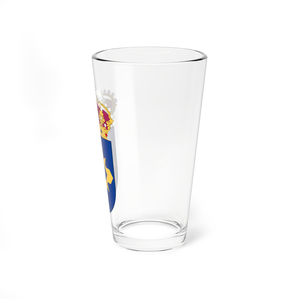 Säkerhets- och integritetsskyddsnämnden vapen (Sweden) (Coat of Arms) Pint Glass 16oz