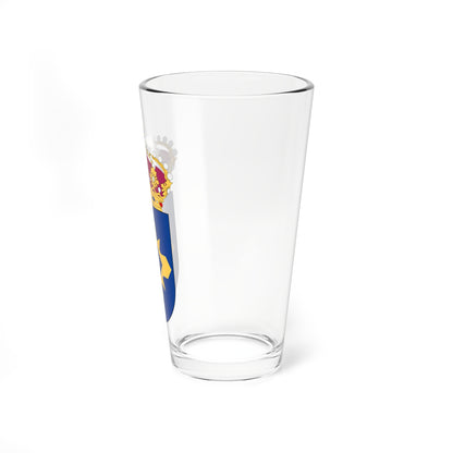 Säkerhets- och integritetsskyddsnämnden vapen (Sweden) (Coat of Arms) Pint Glass 16oz