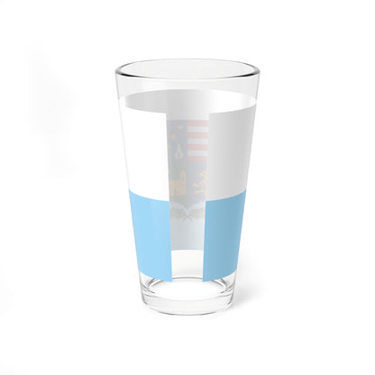 Flag of Berhida (Hungary) Pint Glass 16oz