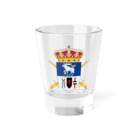 Fältjägargruppen vapen (Sweden) (Coat of Arms) Shot Glass 1.5oz