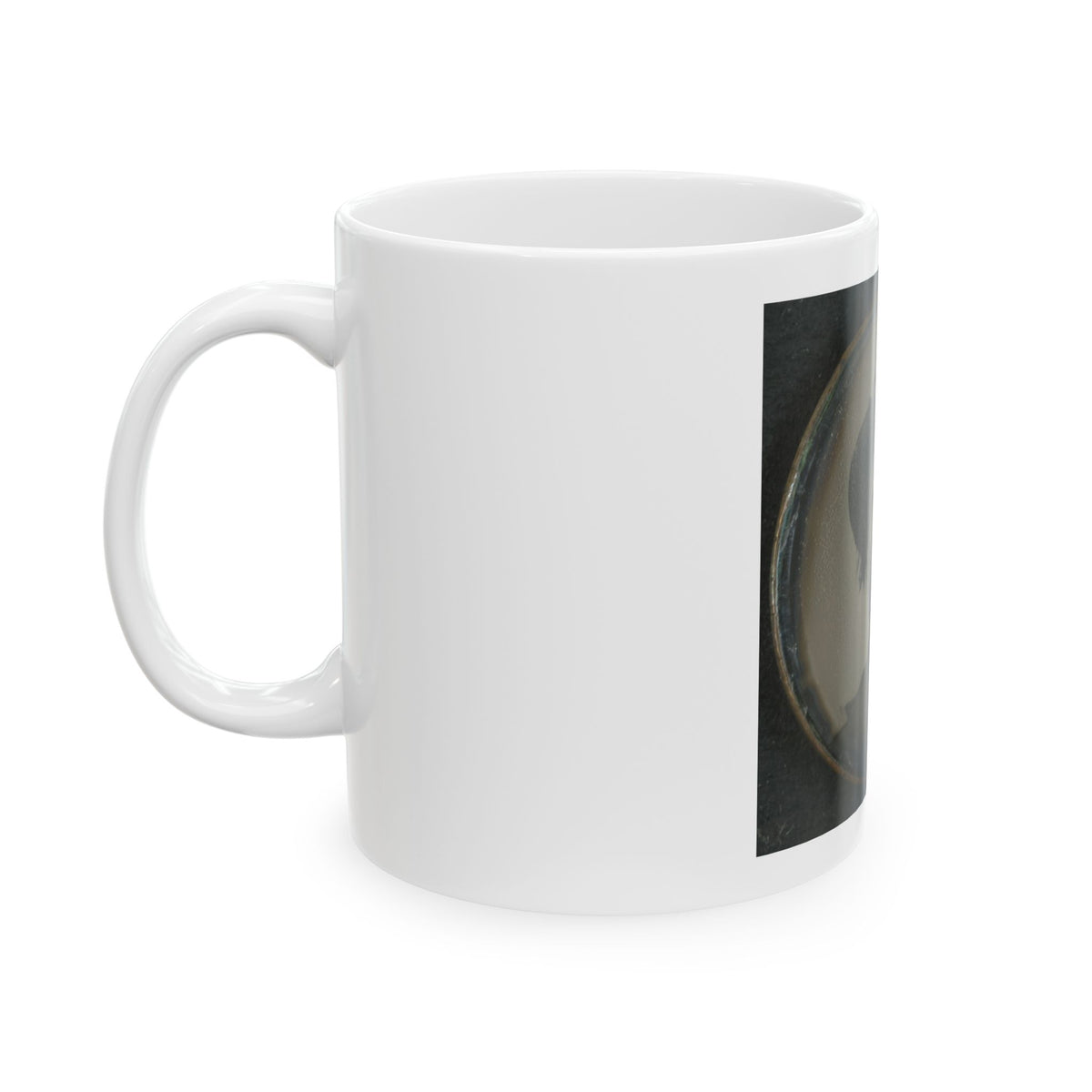 Unidentified Cavalry Soldier In Union Uniform With Sword (U.S. Civil War) White Coffee Mug